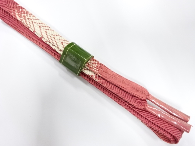 未使用品　正絹　手組帯締め